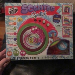 Scented spin art never opened!